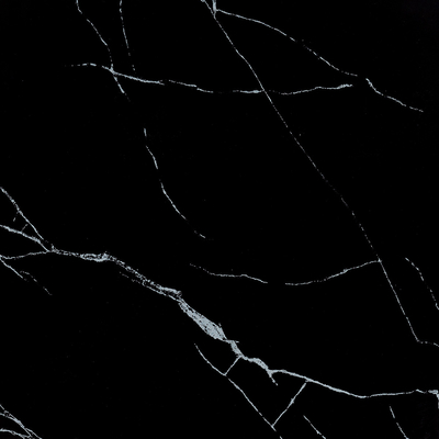 Grado AAA Tejas de porcelana ecológicas Matte negro de mármol Busca el efecto de piedra natural