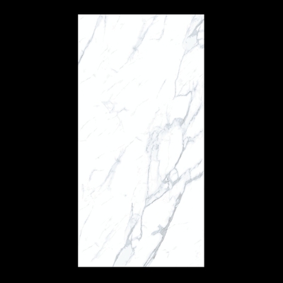 Porcelana de mármol de Calacatta de color blanco puro 24 x 48 azulejos de piso de grado AAA Grises Familia de colores