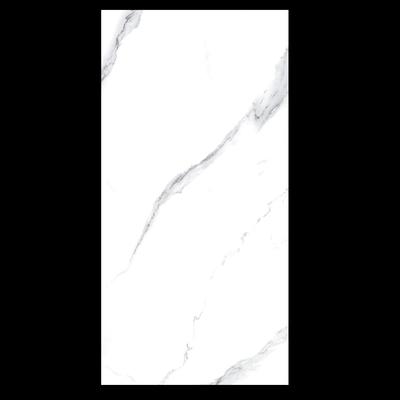 Porcelana de mármol de Calacatta de color blanco puro 24 x 48 azulejos de piso de grado AAA Grises Familia de colores