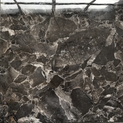 60 x 60 cm Porcelanato Negro y blanco cuadriculado de piedra de mármol azulejos de suelo en acabado mate