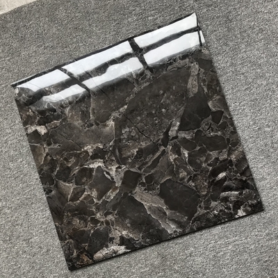 60 x 60 cm Porcelanato Negro y blanco cuadriculado de piedra de mármol azulejos de suelo en acabado mate
