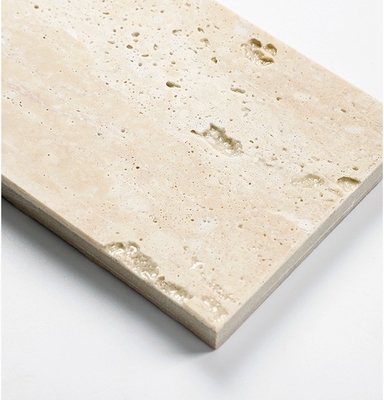 Tejas de porcelana de crema 60x60 de grado AAA de travertino pulido para aplicaciones interiores