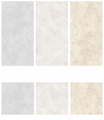 Tejas de adoquín beige 24*24 travertino porcelanato para espacios interiores y exteriores duraderos