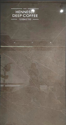 600x1200 Pietra gris de suelo de mármol cerámico pulido de cuerpo completo para piedra sinterizada