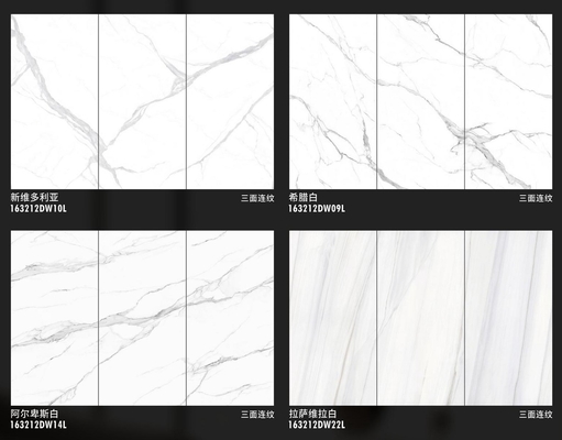 1200x2400mm de gran tamaño porcelana pulida y vidriada azulejos de suelo de mármol para el salón