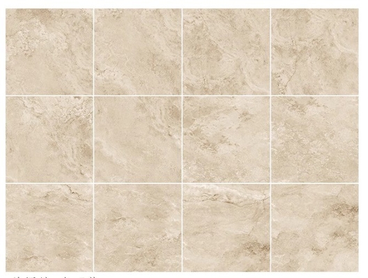 Moderno estilo de porcelana de la piscina de bordes de azulejos con travertino aspecto y 60x60 azulejos de suelo