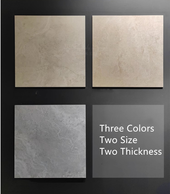 Moderno estilo de porcelana de la piscina de bordes de azulejos con travertino aspecto y 60x60 azulejos de suelo